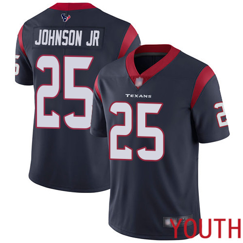 Houston Texans Limited Navy Blue Youth Duke Johnson Jr Home Jersey NFL Football 25 Vapor Untouchable